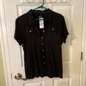 Black short sleeve size L